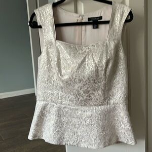 WHBM flawless metallic top in EUC